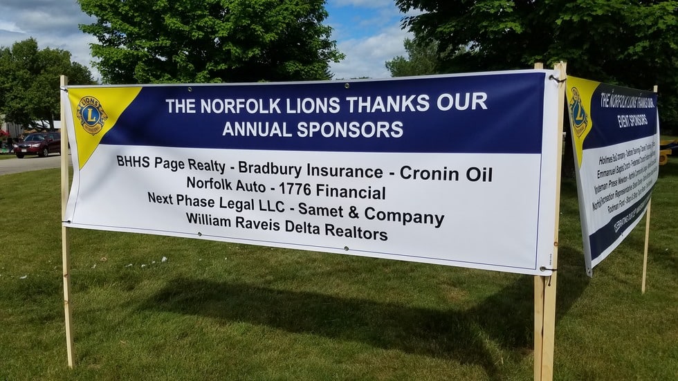 Lions Sponsorship Banner